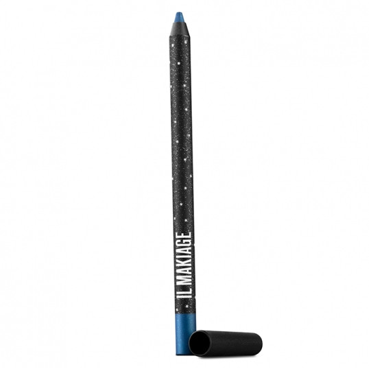 Crayon Eyeliner Waterproof Bleu Anthracite étincelant Makki - Neuf Sous Blister - Made In Germany